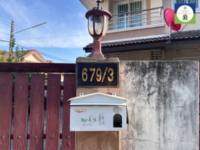 บ้านแฝด 2 ชั้น หลังมุม บ้านหันหน้าทิศเหนือ