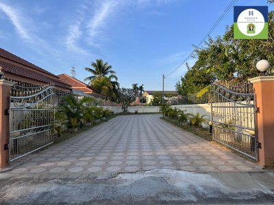 บ้านเดี่ยวชั้นเดียว เนื้อที่มากถึง 174 ตารางวา