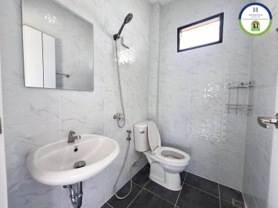 บ้านเดี่ยวชั้นเดียว เป็นบ้านใหม่ยังไม่เคยเข้าอยู่