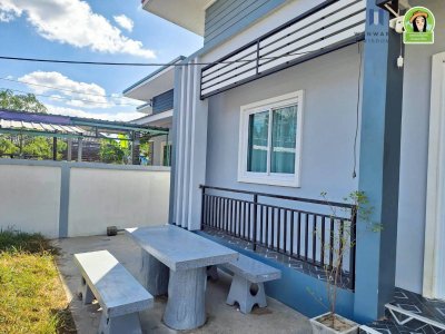 บ้านเดี่ยวชั้นเดียว สไตล์โมเดิร์น ใกล้ รพ.สต.ขามใหญ่