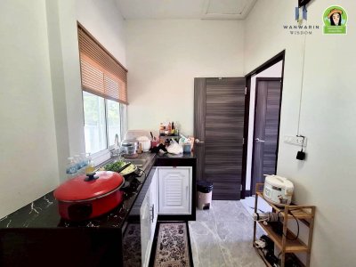 บ้านเดี่ยวชั้นเดียว สไตล์โมเดิร์น ใกล้ รพ.สต.ขามใหญ่