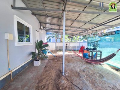 บ้านเดี่ยวชั้นเดียว สไตล์โมเดิร์น ใกล้ รพ.สต.ขามใหญ่