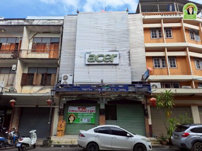 อาคารพาณิชย์ 3 ชั้น 2 คูหา  ย่านโซนเมืองเก่าอุบลฯ