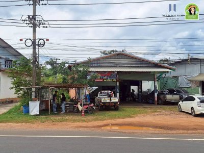 อาคารเพื่อการพาณิชย์ชั้นเดียว ติดถนนหลักอุบล-ตระการ