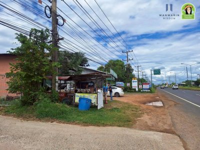 อาคารเพื่อการพาณิชย์ชั้นเดียว ติดถนนหลักอุบล-ตระการ