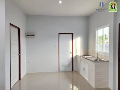 บ้านเดี่ยวชั้นเดียว สไตล์ปั้นหยา ซอยผู้ว่า ต.ขามใหญ่