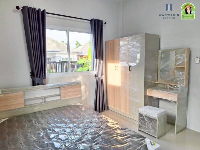 บ้านเดี่ยวชั้นเดียว สไตล์ปั้นหยา ซอยผู้ว่า ต.ขามใหญ่