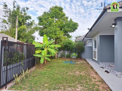 บ้านเดี่ยวชั้นเดียว สไตล์ปั้นหยา ซอยผู้ว่า ต.ขามใหญ่