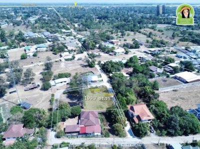 ที่ดินเปล่าแปลงสวย  ทำเลบ้านหัวดูน ต.ขามใหญ่