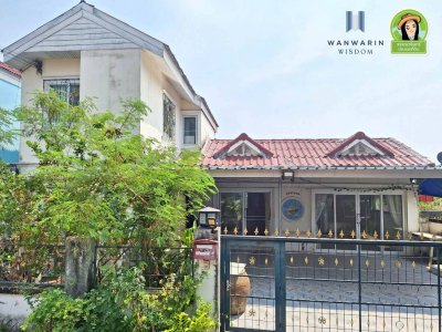 บ้าน 2 ชั้น ในโครงการบ้านเอื้ออาทรห้วยคุ้มเฟส 1