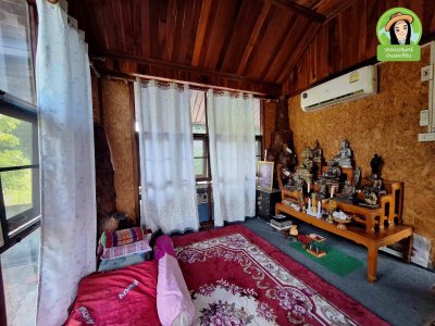 บ้านไม้ยกใต้ถุนสูง เนื้อที่เยอะ