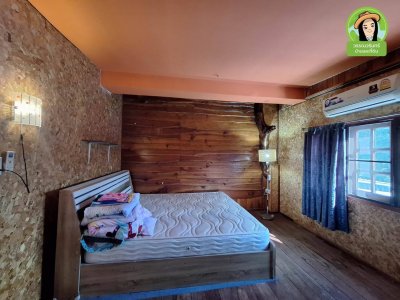 บ้านไม้ยกใต้ถุนสูง เนื้อที่เยอะ