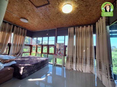 บ้านไม้ยกใต้ถุนสูง เนื้อที่เยอะ