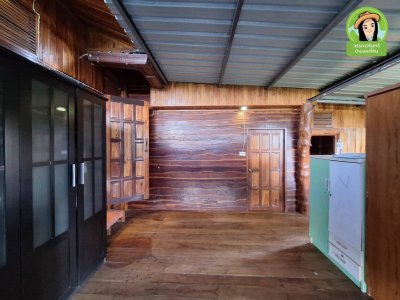 บ้านไม้ยกใต้ถุนสูง เนื้อที่เยอะ