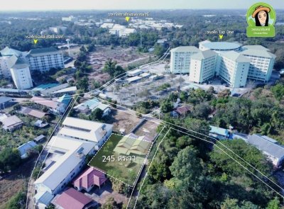 บ้านพร้อมหอพัก ทำเลดีฝั่งประตู 3 ม.อุบลฯ