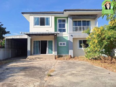 บ้านเดี่ยว2 ชั้นหลังใหญ่ ในหมู่บ้านพุทธนิคม ต.ไร่น้อย