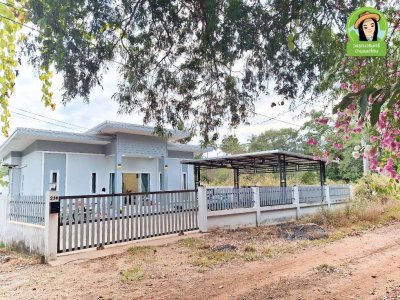 บ้านเดี่ยวชั้นเดียว สไตล์โมเดิร์น ทำเลบ้านดอนกลาง ต.ธาตุ อ.วารินชำราบ