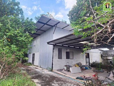 บ้านเดี่ยวชั้นเดียว 2 หลัง เนื้อที่เยอะ บนที่ดินทำเลดี ใกล้โรงแรม B2 ถนนเลี่ยงเมือง