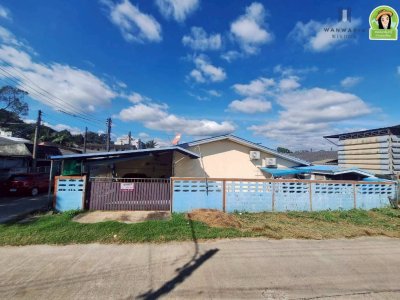 บ้านชั้นเดียว ในโครงการเคหะวนารมย์ หลังหัวมุม ติดถนน 2 ด้าน