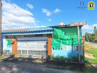 บ้านชั้นเดียว ในโครงการเคหะวนารมย์ หลังหัวมุม ติดถนน 2 ด้าน