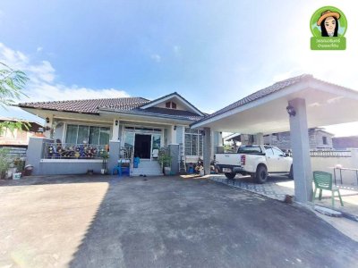 บ้านเดี่ยวชั้นเดียวยกสูง ทำเลบ้านแต้ ต.คำขวาง อ.วารินชำราบ