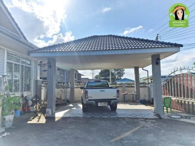 บ้านเดี่ยวชั้นเดียวยกสูง ทำเลบ้านแต้ ต.คำขวาง อ.วารินชำราบ