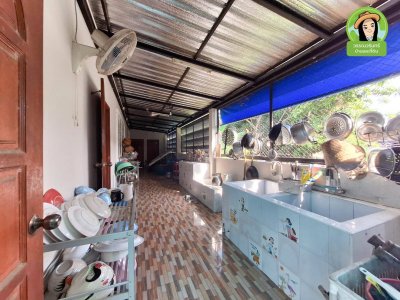 บ้านเดี่ยวชั้นเดียวยกสูง ทำเลบ้านแต้ ต.คำขวาง อ.วารินชำราบ