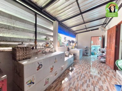 บ้านเดี่ยวชั้นเดียวยกสูง ทำเลบ้านแต้ ต.คำขวาง อ.วารินชำราบ