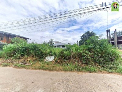 ที่ดินแปลงสวย โซนวารินชำราบ อยู่กึ่งกลางระหว่างตลาดเจริญศรี