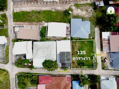 ที่ดินแปลงสวย โซนวารินชำราบ อยู่กึ่งกลางระหว่างตลาดเจริญศรี