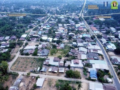 ที่ดินเปล่าในหมู่บ้านทุ่งขุนน้อย ต.แจระแม หลังสำนักงานที่ดินอุบลฯ