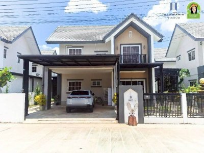 บ้านเดี่ยว 2 ชั้น สไตล์อังกฤษ แบบบ้าน J2 ในโครงการสารินลิฟวิ่ง