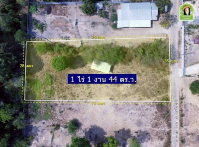 ที่ดินเปล่าบ้านยางลุ่ม ต.ไร่น้อย เหมาะสำหรับสร้างที่อยู่อาศัย