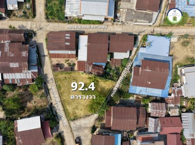 ที่ดินหัวมุม ทำเลชุมชน ราคานี้หายากมาก