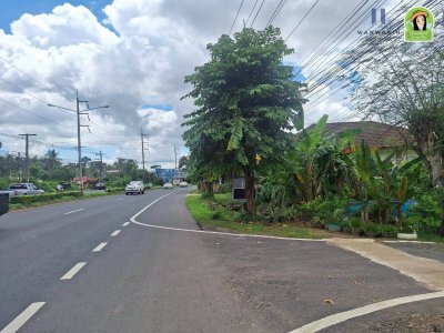 ที่ดินเปล่า ทำเลดี ติดถนนสาย 24 วาริน-เดชอุดม