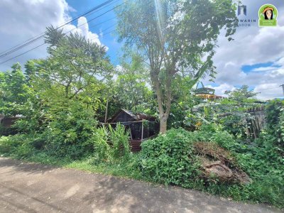 ที่ดินเปล่า ทำเลดี ติดถนนสถลมาร์ค ใกล้ ธกส.วารินชำราบ