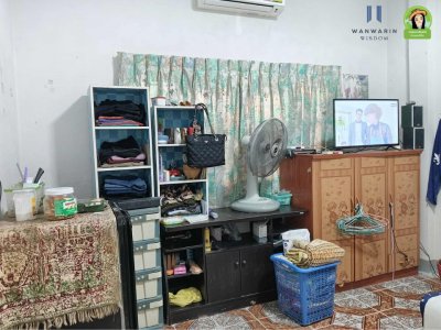 บ้านเดี่ยวชั้นเดียว ในหมู่บ้านสันติสุข 1  โซนบ้านนิคม