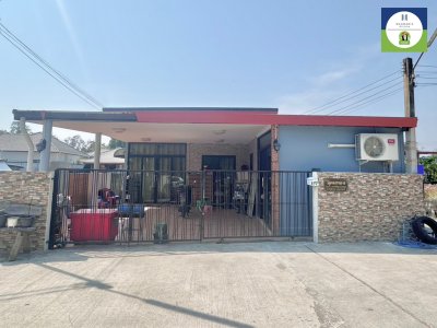 บ้านชั้นเดียว เข้าออกสะดวก ห่างถนนเลี่ยงเมืองเพียง 480 เมตร