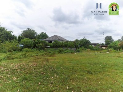 ที่ดินเปล่า ติดถนนทุ่งขาม-ทุ่งหลวง ใกล้ตลาดขามใหญ่เพียง 400 เมตร