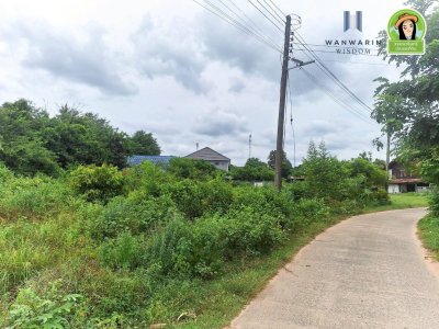 ที่ดินเปล่า ติดถนนทุ่งขาม-ทุ่งหลวง ใกล้ตลาดขามใหญ่เพียง 400 เมตร
