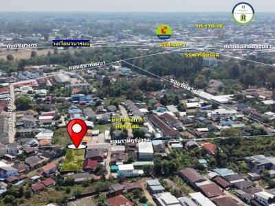 ที่ดินทำเลดีเนื้อที่เกือบ 3 งาน  พร้อมสิ่งปลูกสร้าง!!