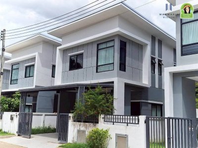 บ้านสองชั้น ในโครงการอรุณโฮม โนนหงษ์ทอง