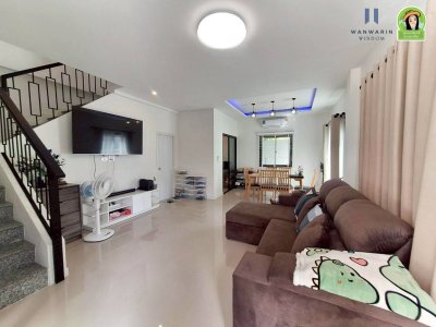 บ้านสองชั้น ในโครงการอรุณโฮม โนนหงษ์ทอง