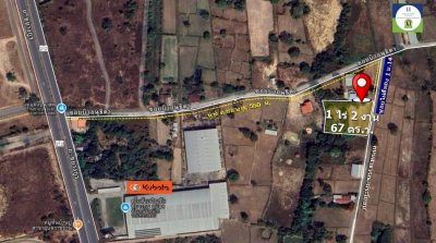 ที่นาแปลงสวย ในซอยบิวอนุธิดา บ้านหนองหว้า ตำบลขามใหญ่