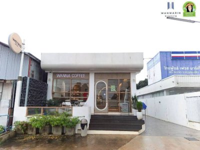 บ้านเดี่ยวชั้นเดียว พร้อมกิจการร้านกาแฟ ในตัวอำเภอเมืองสิรินธร