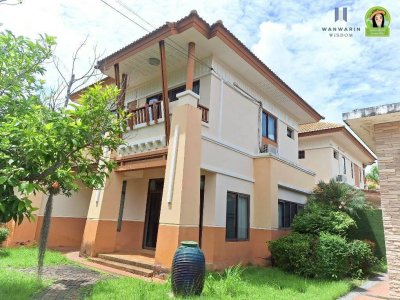 บ้านเดี่ยว 2 ชั้นในโครงการสาริน7 วารินชำราบ ที่ดินโฉนด 2 แปลง