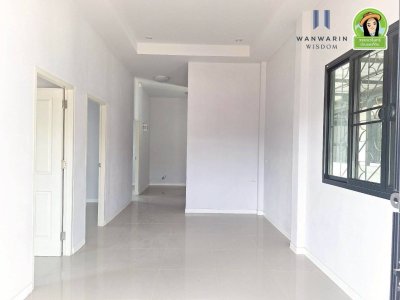 บ้านเดี่ยวชั้นเดียว(บ้านใหม่) ในโครงการเจริญทรัพย์โมเดิร์น 14 ใกล้วัดตำแย