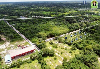 ที่ดินเปล่า แบ่งล็อค ใกล้ศูนย์พัฒนาเด็กเล็กบ้านหัวคำ ต.ขามใหญ่