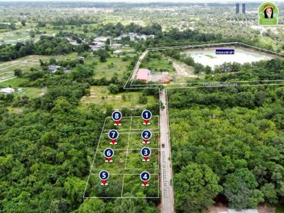 ที่ดินเปล่า แบ่งล็อค ใกล้ศูนย์พัฒนาเด็กเล็กบ้านหัวคำ ต.ขามใหญ่