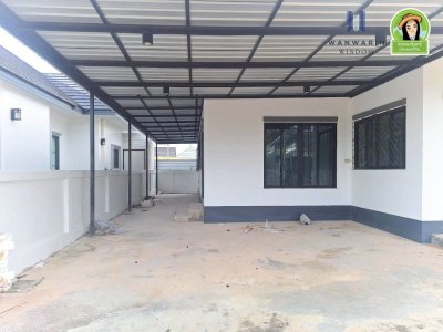 บ้านเดี่ยวชั้นเดียว(บ้านใหม่) ในโครงการเจริญทรัพย์โมเดิร์น 14 ใกล้วัดตำแย